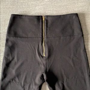 Bebe Zipper Back Leggings
